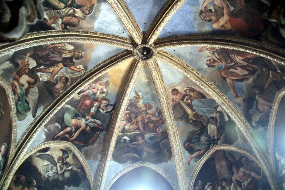 Duomo di Piacenza, cupola affrescata dal Guercino 01 - Mongolo1984