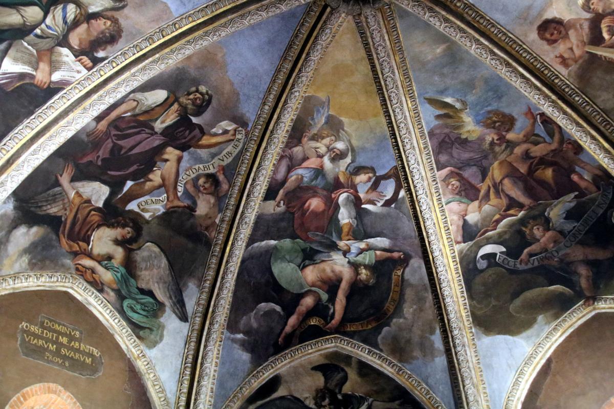 Duomo di Piacenza, cupola, Guercino (Profeta Geremia), Morazzone (Profeta David e Isaia) 01 - Mongolo1984