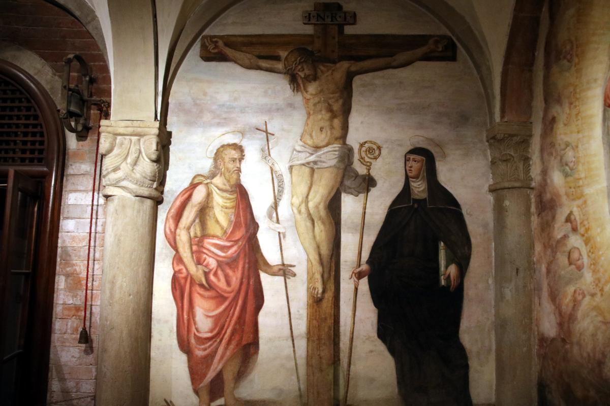 Ambrogio Montevecchi, Cristo crocifisso tra la Madonna e San Giovanni, 1504, Duomo di Piacenza, cripta 01 - Mongolo1984