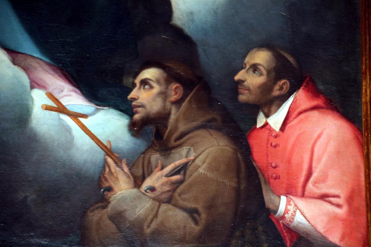 Camillo Procaccini, Madonna in gloria con i santi Tommaso, Carlo e Francesco 04 - Mongolo1984