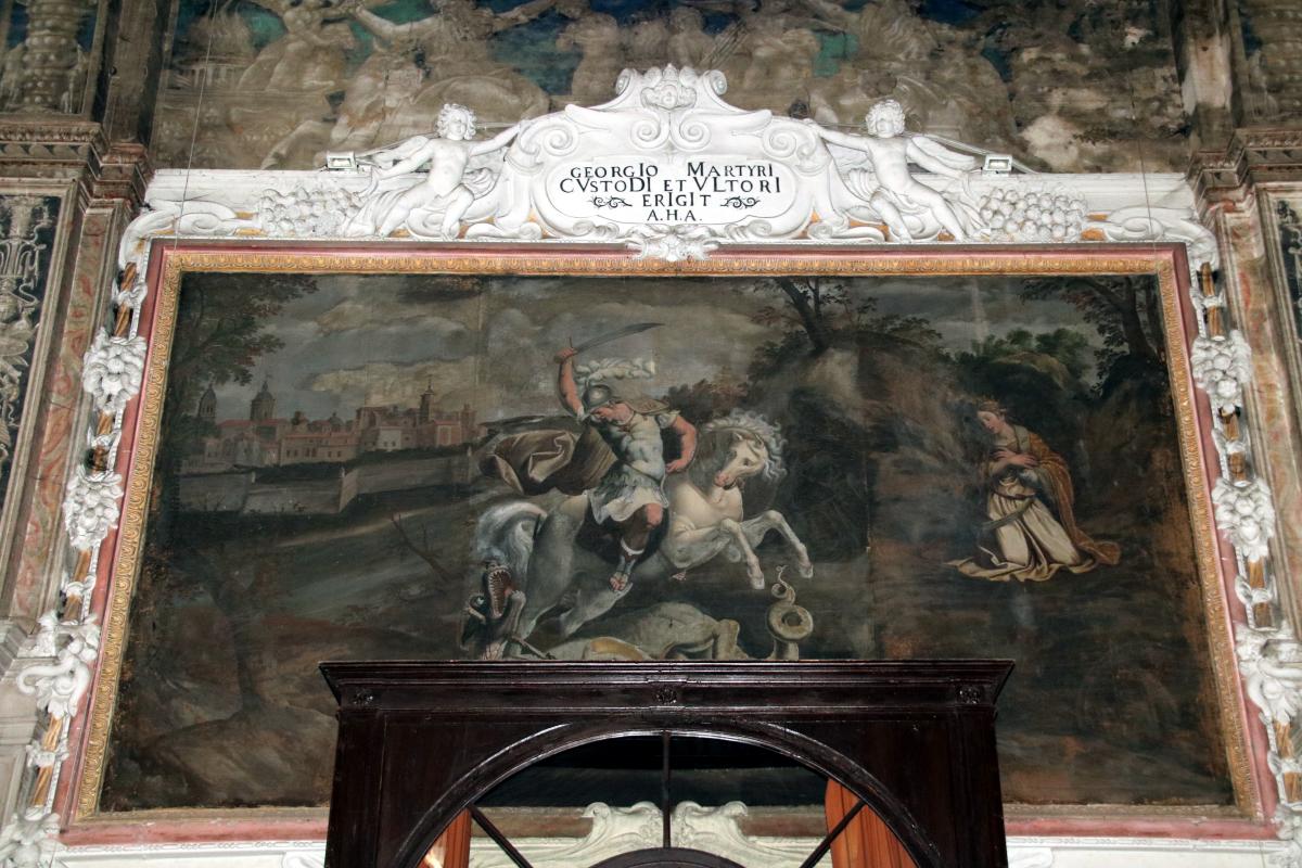 Chiesa di San Sisto (Piacenza), san giorgio e il drago 02 - Mongolo1984