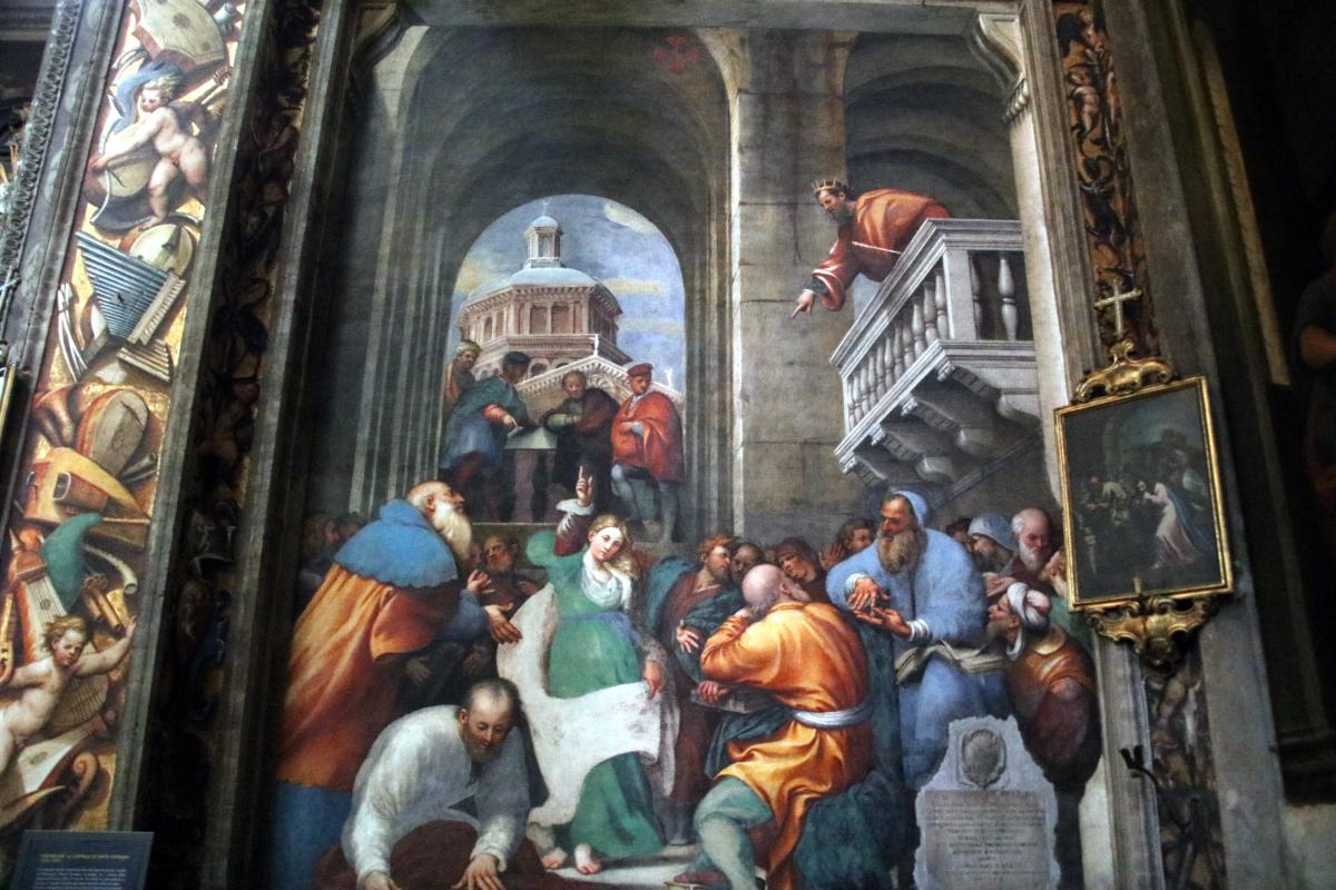Cappella di Santa Caterina, (1530-1532), Il Pordenone, Disputa di S. Caterina coi filosofi 04 - Mongolo1984