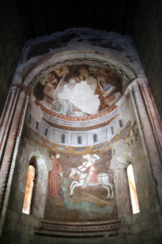 Pieve di San Giorgio (Vigoleno), San Giorgio che libera la principessa dal drago 03 - Mongolo1984