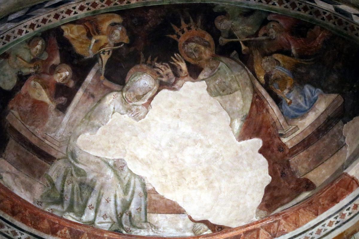 Pieve di San Giorgio (Vigoleno), catino absidale, Incoronazione della Vergine 02 - Mongolo1984