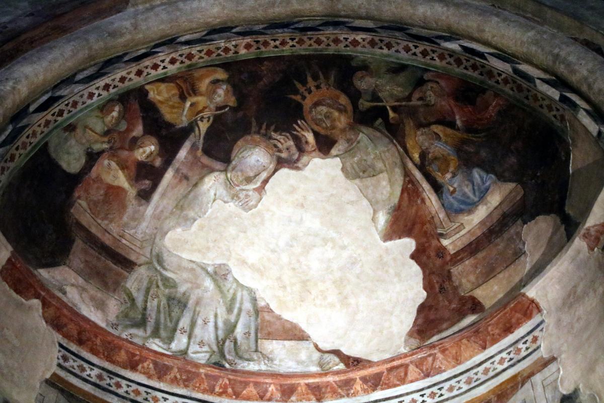 Pieve di San Giorgio (Vigoleno), catino absidale, Incoronazione della Vergine 01 - Mongolo1984