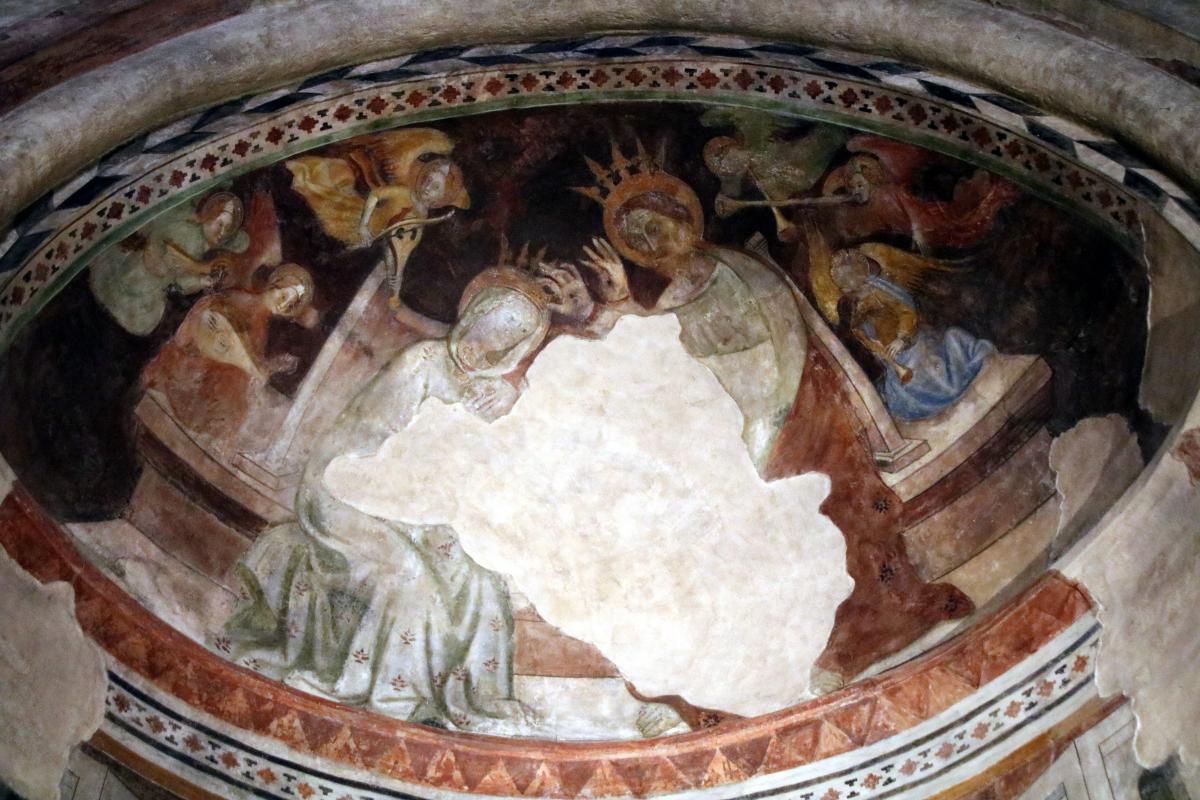 Pieve di San Giorgio (Vigoleno), catino absidale, Incoronazione della Vergine 04 - Mongolo1984