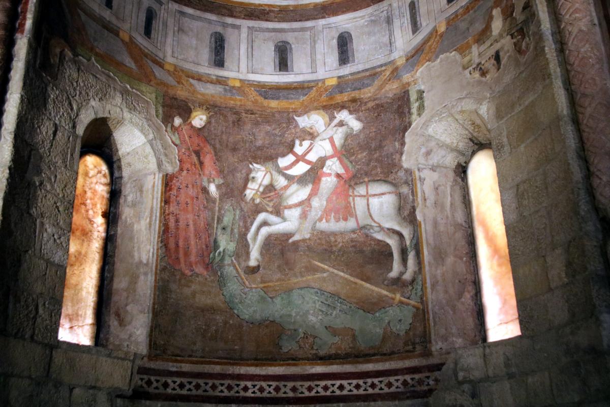 Pieve di San Giorgio (Vigoleno), San Giorgio che libera la principessa dal drago 02 - Mongolo1984