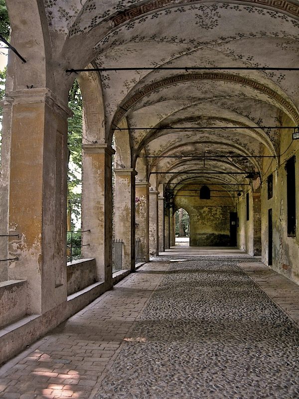 Rocca di San Secondo Parmense - Porticato nel cortile interno - Caba2011