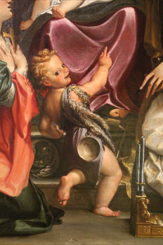 Agostino carracci, madonna col bambino e santi, 1586, da galleria nazionale di parma 02 - Sailko