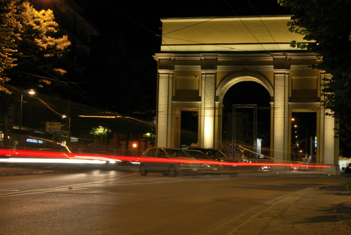 Arco di San Lazzaro in notturna - Parma - Davide Fornari