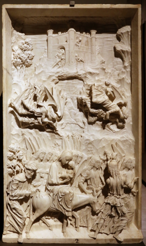 Giovanni antonio amadeo (ambito), fuga in egitto, 1475-1500 ca., da certosa di parma, 01 - Sailko