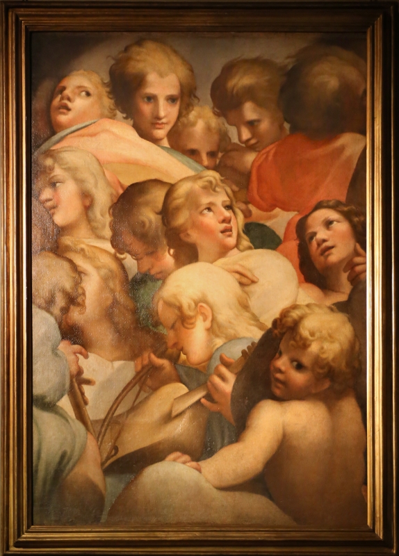 Annibale e agostino carracci (attr.), gruppi di angeli (da correggio), 1590 ca. 01 - Sailko