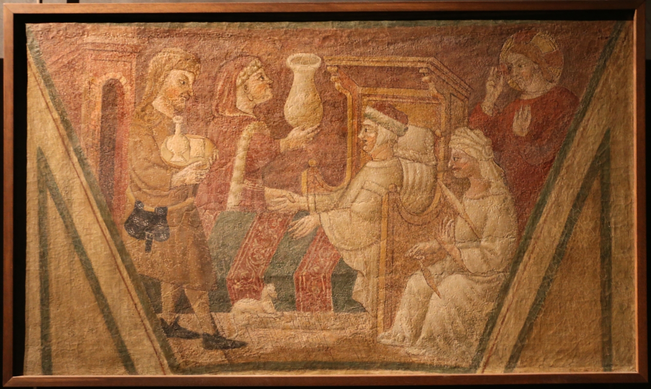 Scuola parmense, opere di misericordia, 1450 ca., visitare i malati - Sailko