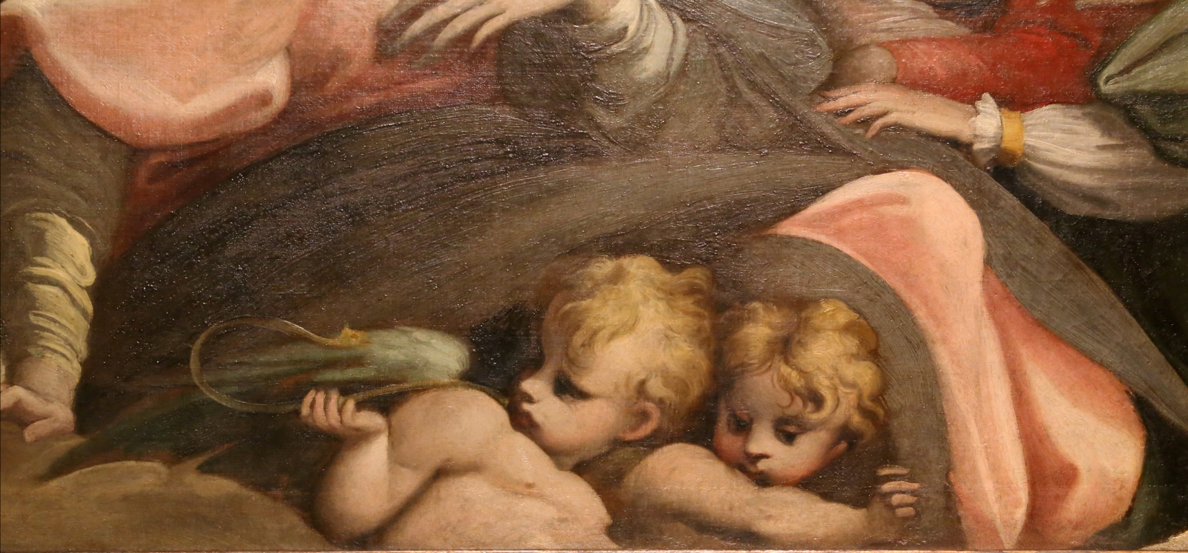 Parmigianino (ambito), matrimonio mistico di santa caterina d'alessandria, 1524 ca. 04 angioletti - Sailko