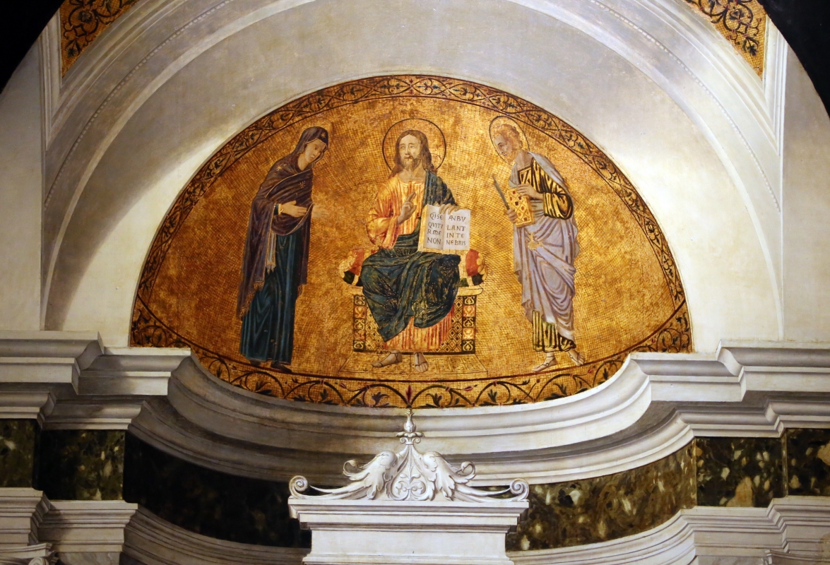 Cima da conegliano, sacra conversazione del duomo di prma, 1507 ca. 02 finto mosaico - Sailko