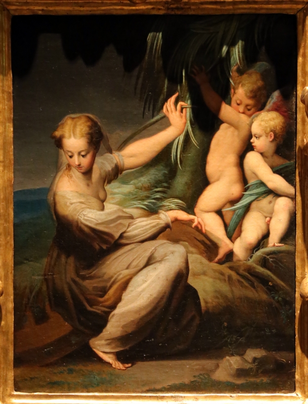 Parmigianino (da), santa caterina d'alessandria e angeli, 1550 ca. 02 - Sailko