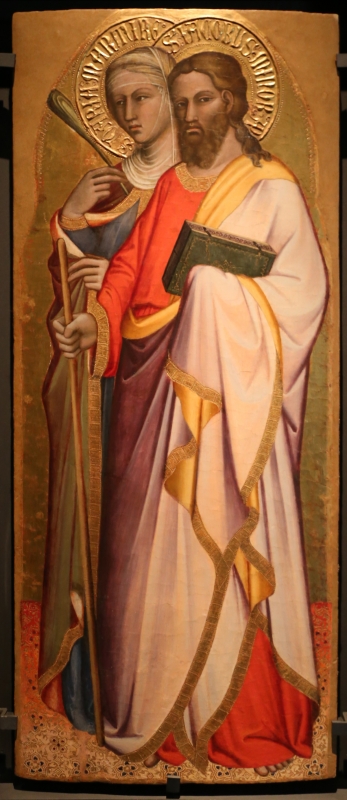 Spinello aretino, ss. daria e jacopo, 1380-85 ca - Sailko