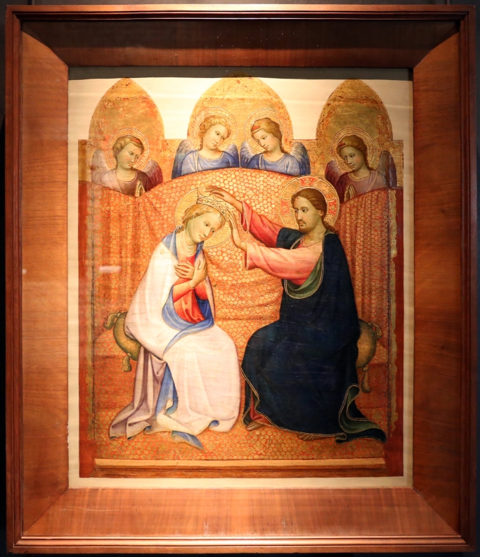 Gherardo starnina, incoronazione della vergine e angeli, 1400-10 ca. 01 - Sailko
