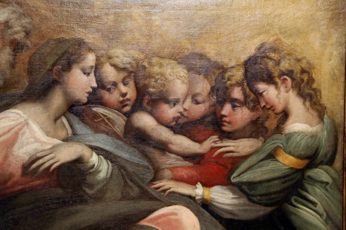 Parmigianino (ambito), matrimonio mistico di santa caterina d'alessandria, 1524 ca. 03 - Sailko