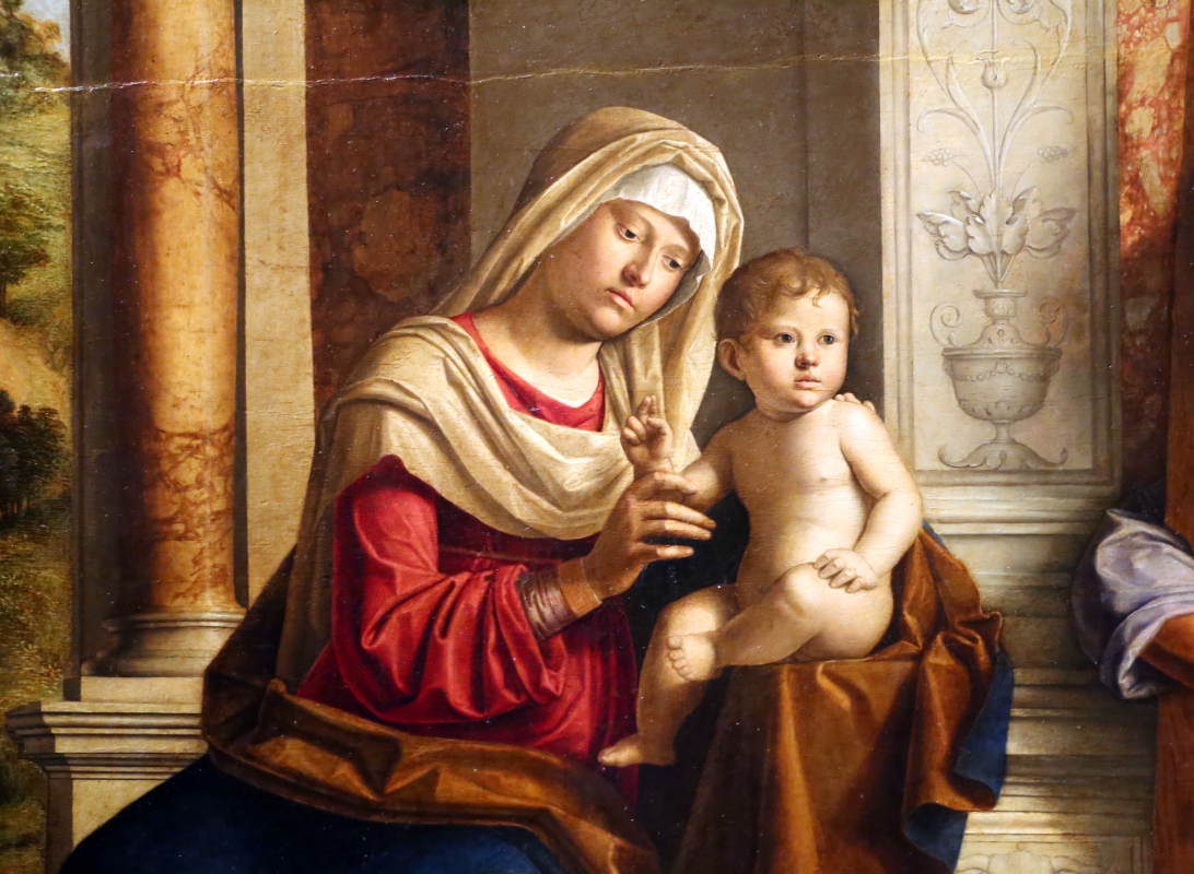 Cima da conegliano, madonna col bambino tra i ss. michele e andrea, 1498-1500, 03 - Sailko