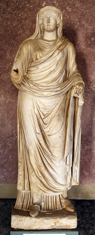 Statue della famiglia giulio claudia, dal foro di veleia, 14-54 dc ca., drusilla - Sailko