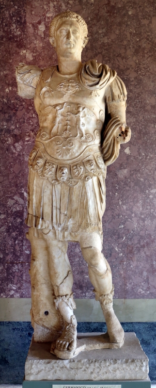 Statue della famiglia giulio claudia, dal foro di veleia, 14-54 dc ca., germanico - Sailko