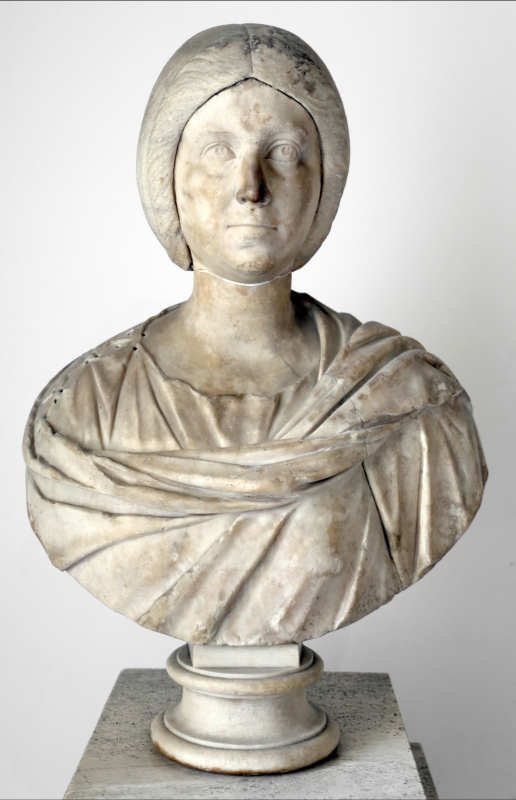 Busto femminile, 190 dc ca, con busto di restauro 01 - Sailko