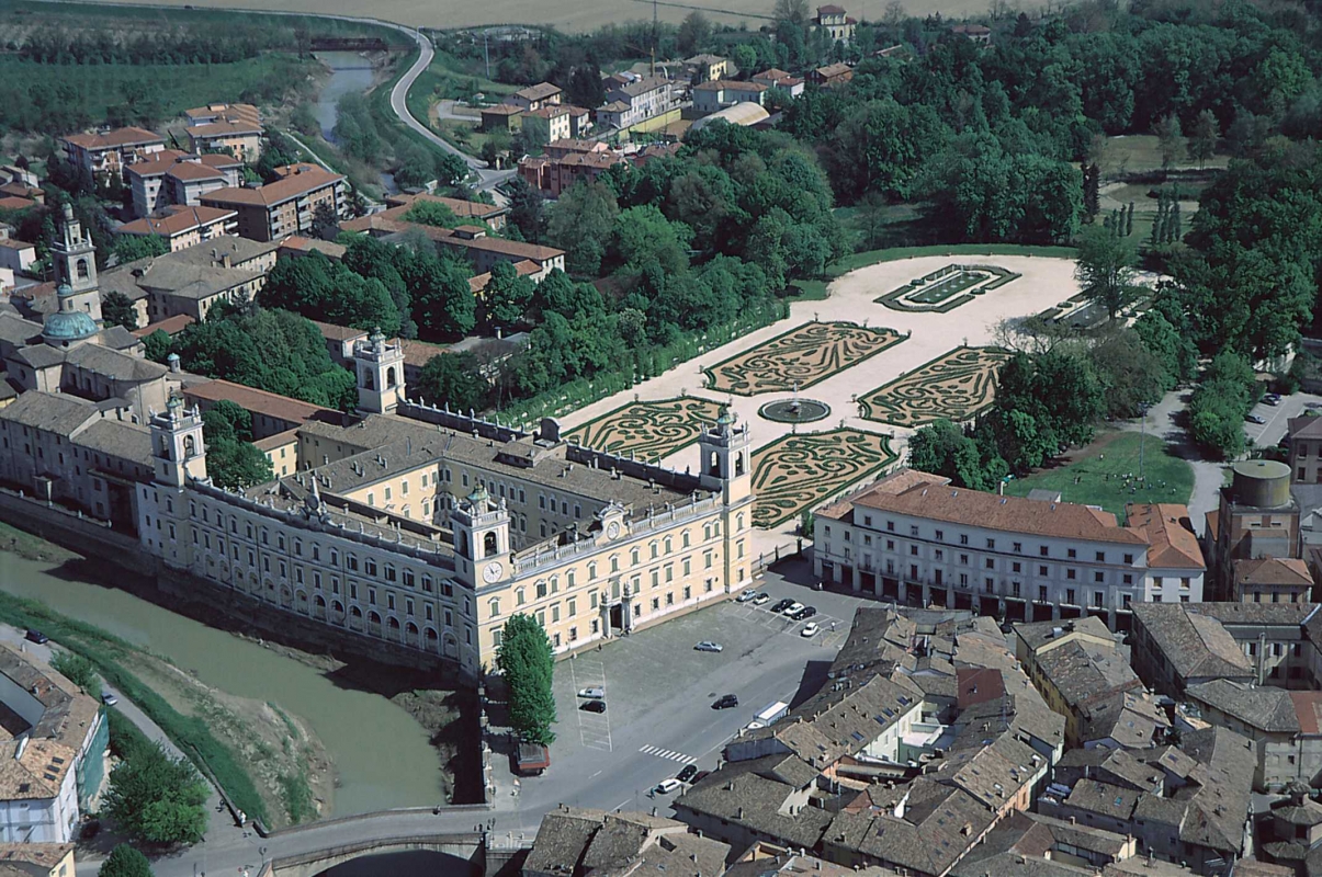 Reggia di Colorno - vista aerea - Provincia di Parma