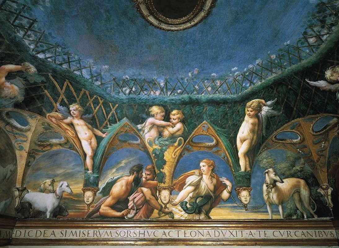 Affresco del Parmigianino - Rocca Sanvitale di Fontanellato