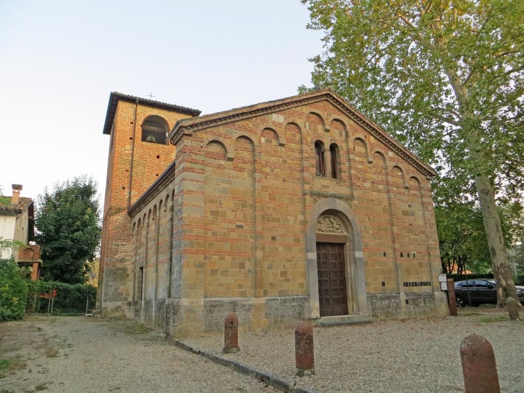 Pieve di San Biagio (Talignano, Sala Baganza) - facciata e lato nord 2 2019-09-16 - Parma1983