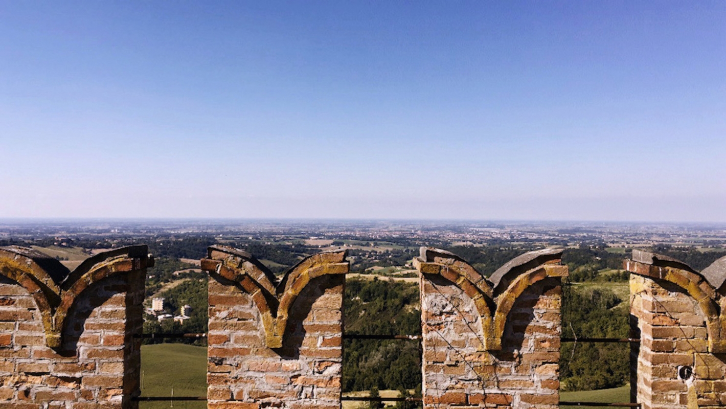 La vista sulla Pianura - Castello di Tabiano