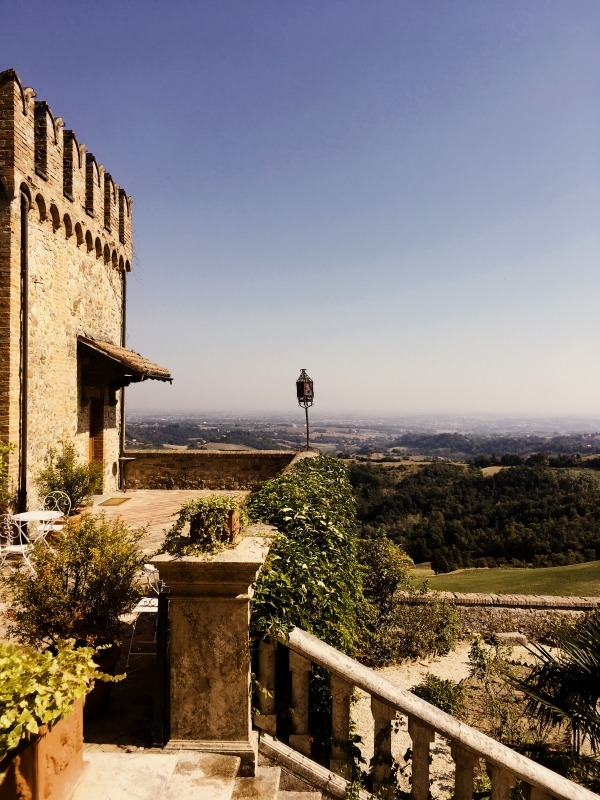 Vista panoramica - Castello di Tabiano
