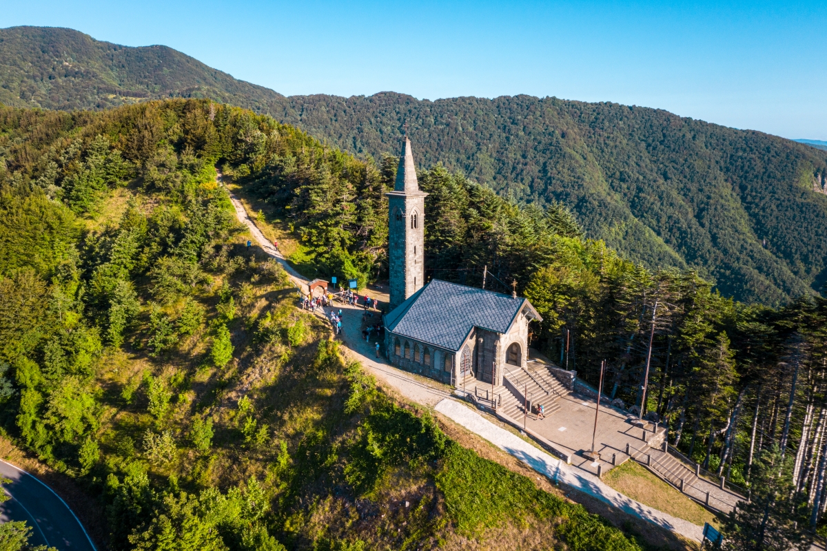 Il Santuario della Madonna della Guardia, posto sulla Via Francigena - ENIT SpA