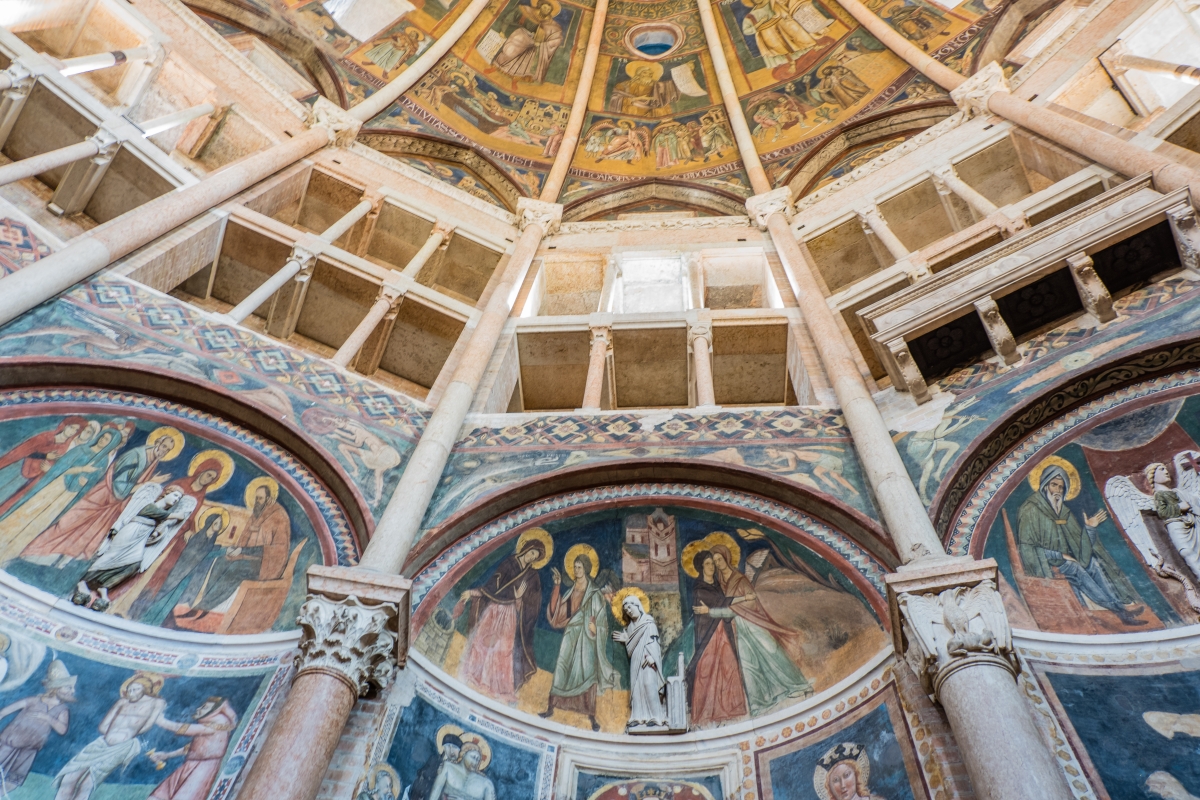 Battistero di Parma, catini absidali affrescati - ENIT SpA