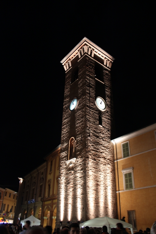 Torre civica dell'orologio Bagnacavallo - P.brigadeci