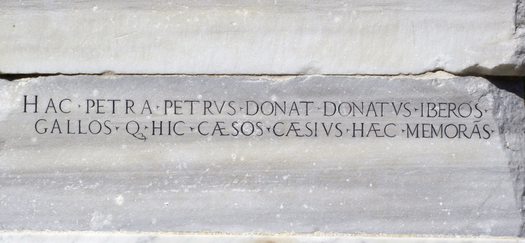 Colonna dei Francesi epigrafe lato sud est - Ediemme