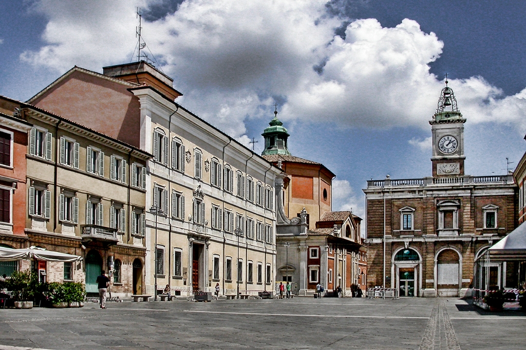 Ravenna - Scorcio di Piazza del Popolo - Veniero Rubboli