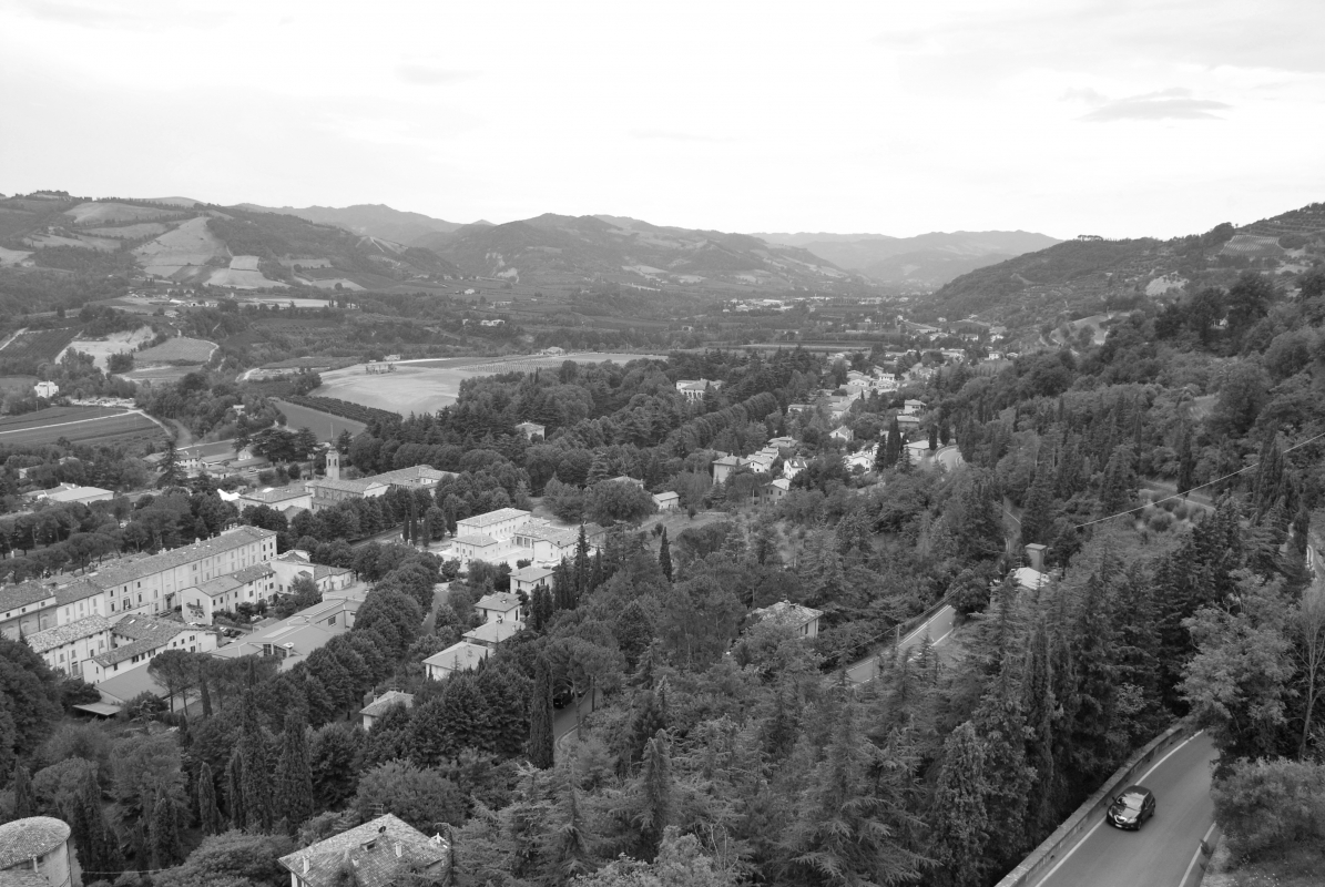 Il Paesaggio in bianco e nero visto dalla Rocca - Chiari86