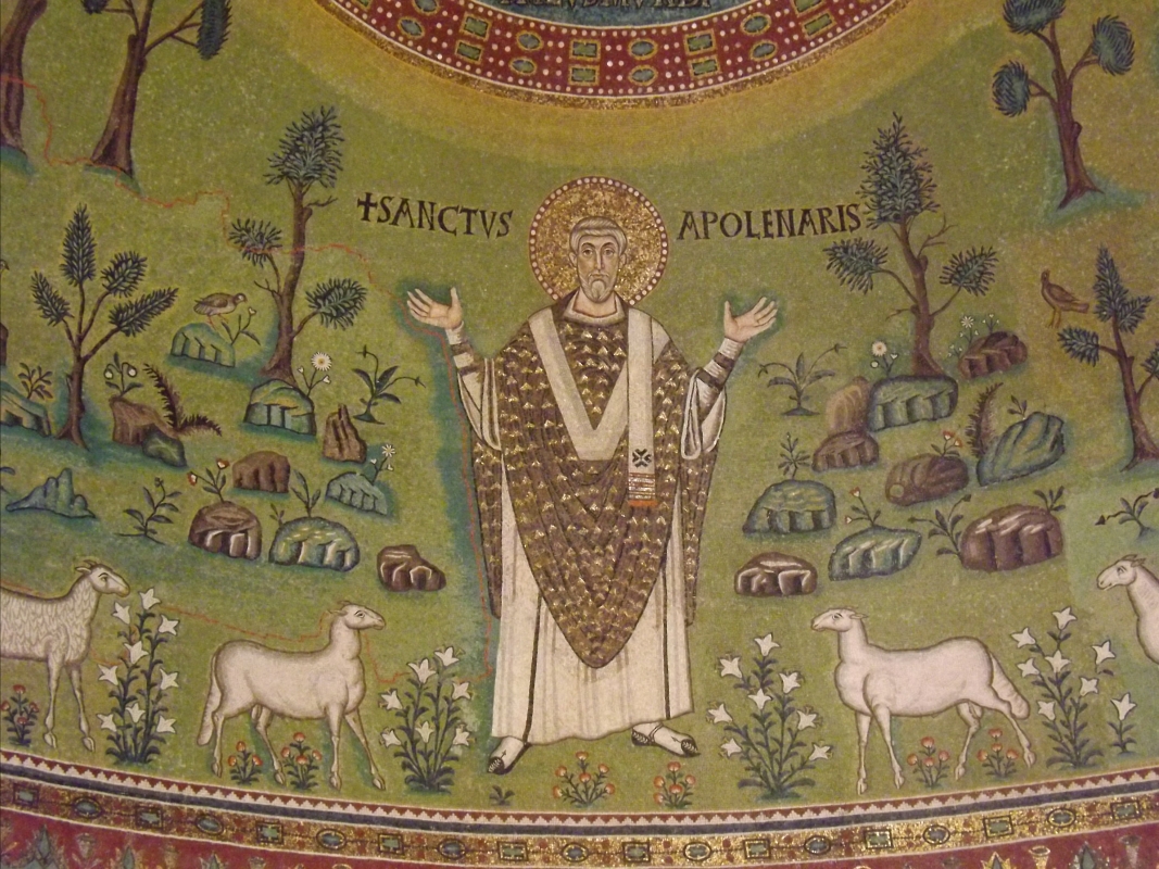 Particolare di Sant'Apollinare, mosaico absidale - Cristina Cumbo