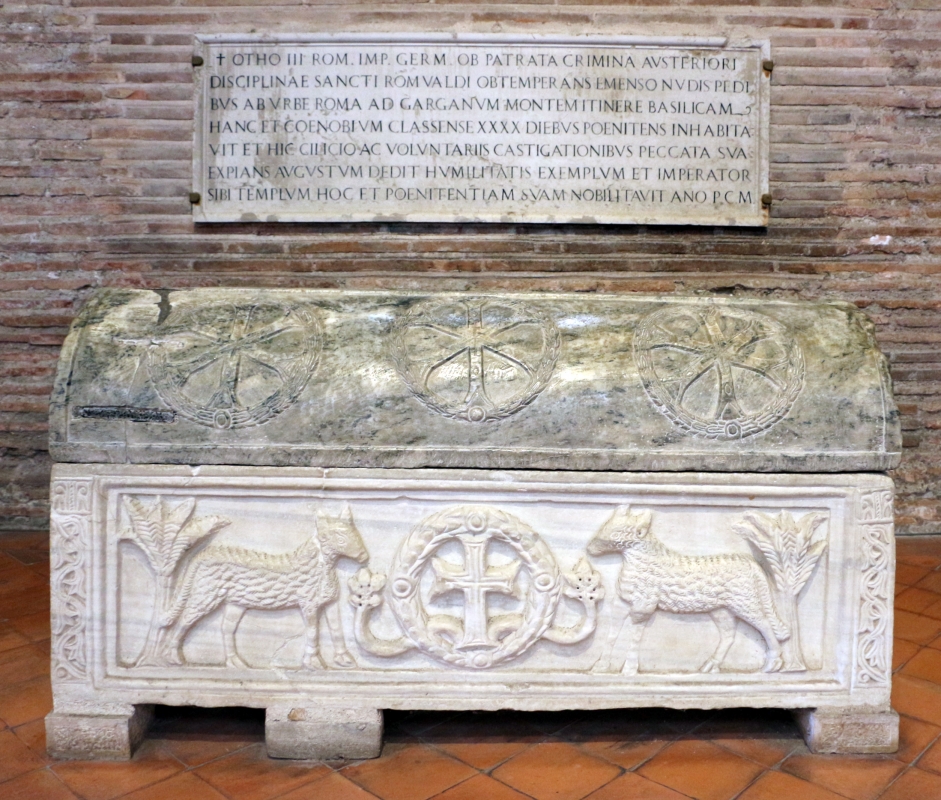 Sant'apollinare in classe, interno, sarcofagi ravennati 06, VI-VII secolo ca - Sailko