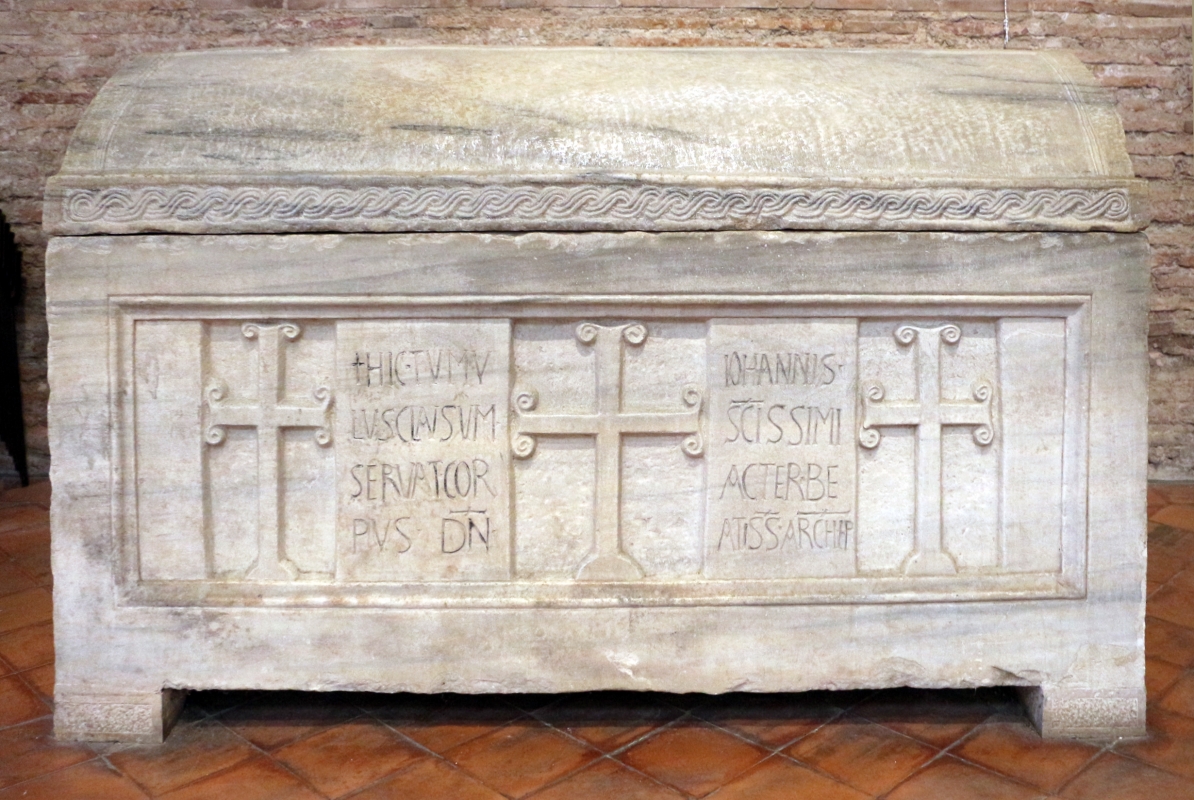 Sant'apollinare in classe, interno, sarcofagi ravennati 04, VI-VII secolo ca - Sailko