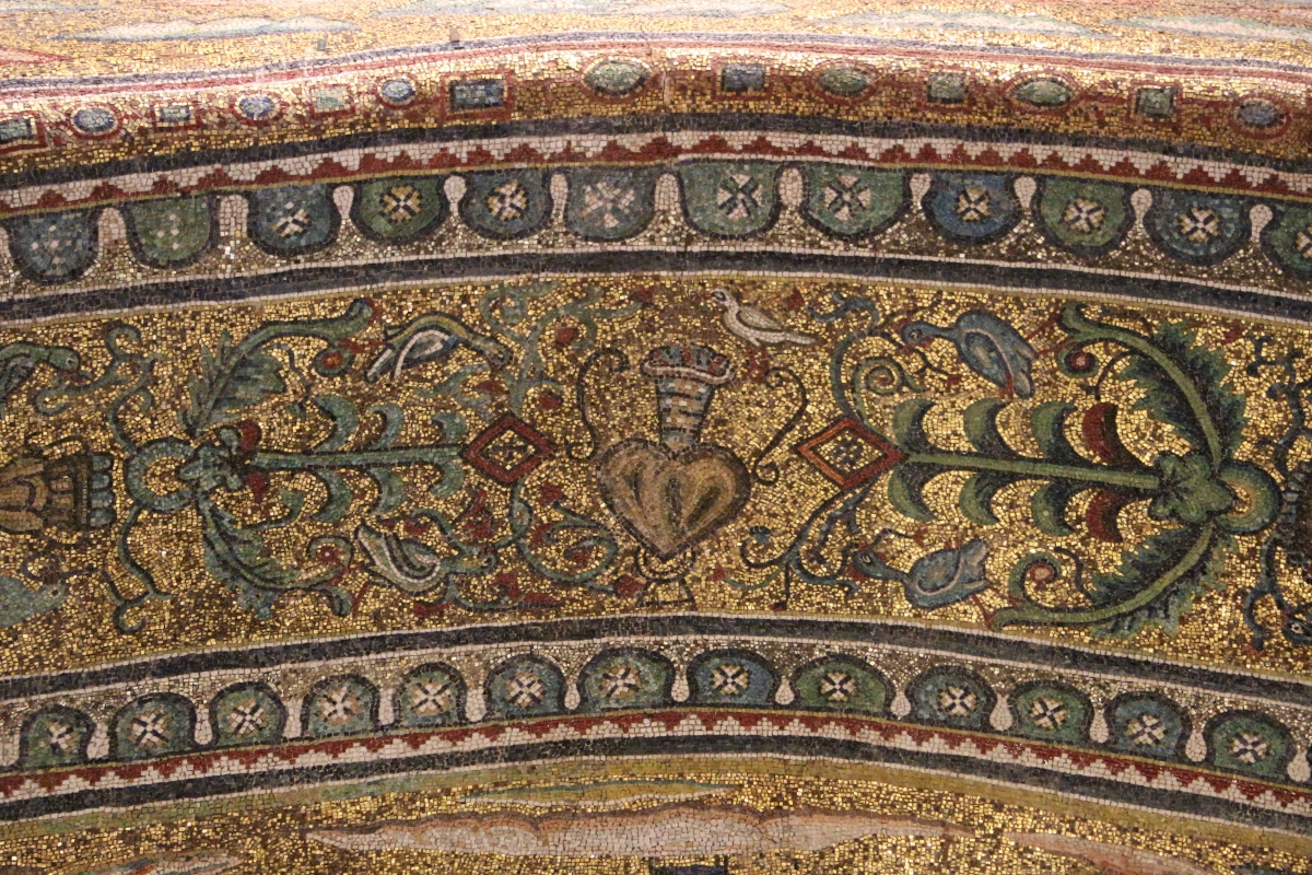 Sant'apollinare in classe, mosaici del catino, fasce decorative, VI secolo, 02 - Sailko