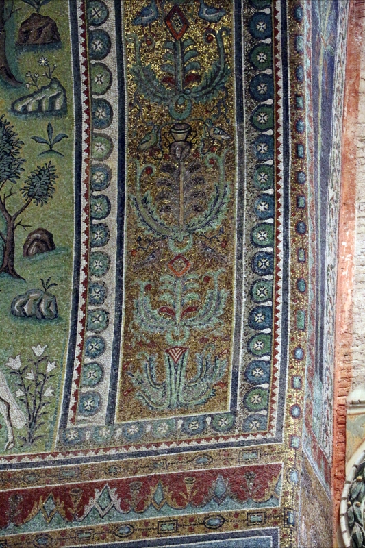 Sant'apollinare in classe, mosaici del catino, fasce decorative, VI secolo, 04 - Sailko