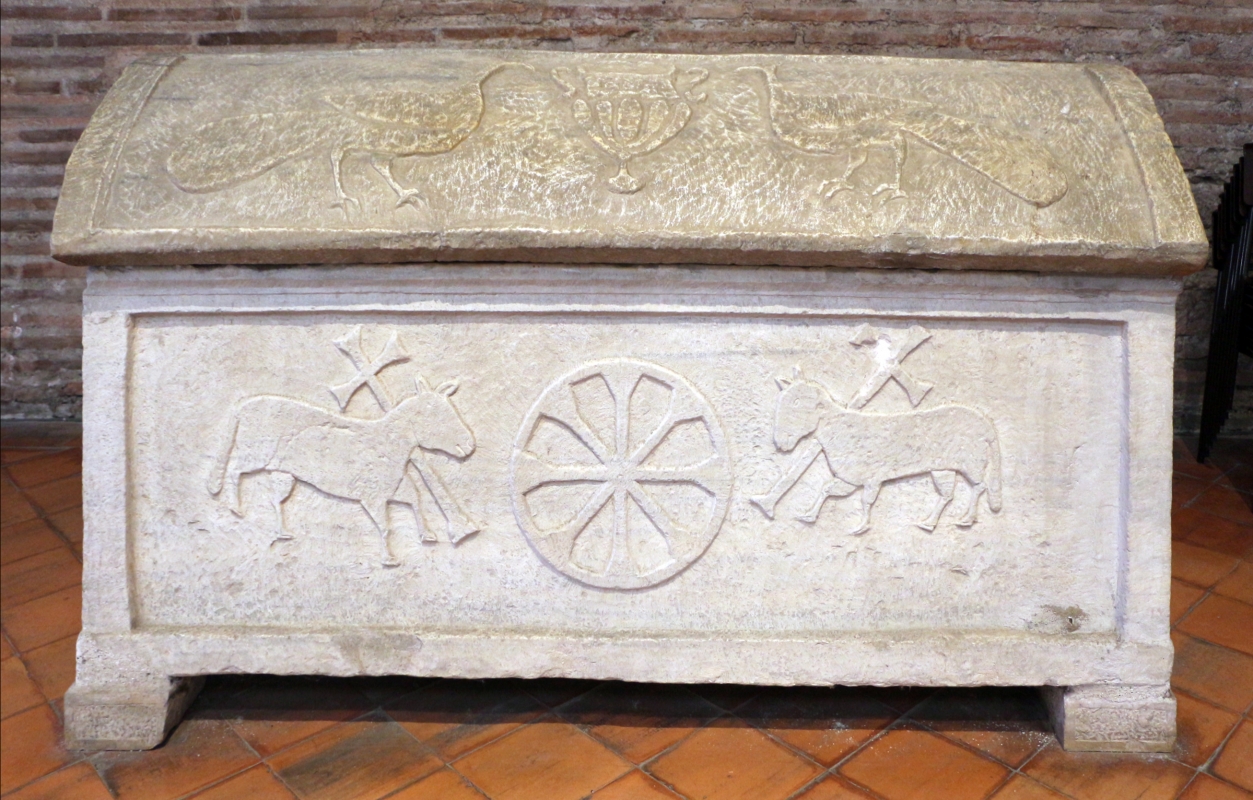Sant'apollinare in classe, interno, sarcofagi ravennati 05, VI-VII secolo ca - Sailko