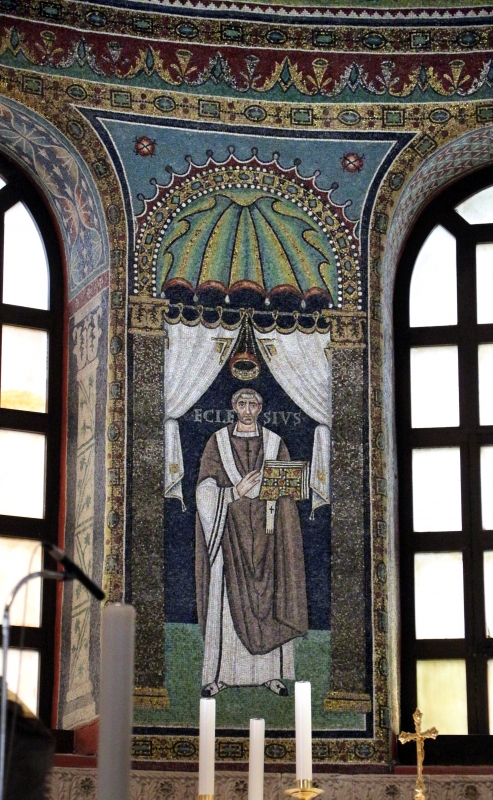Sant'apollinare in classe, mosaici del catino, ecclesio, 550 ca. 01 - Sailko