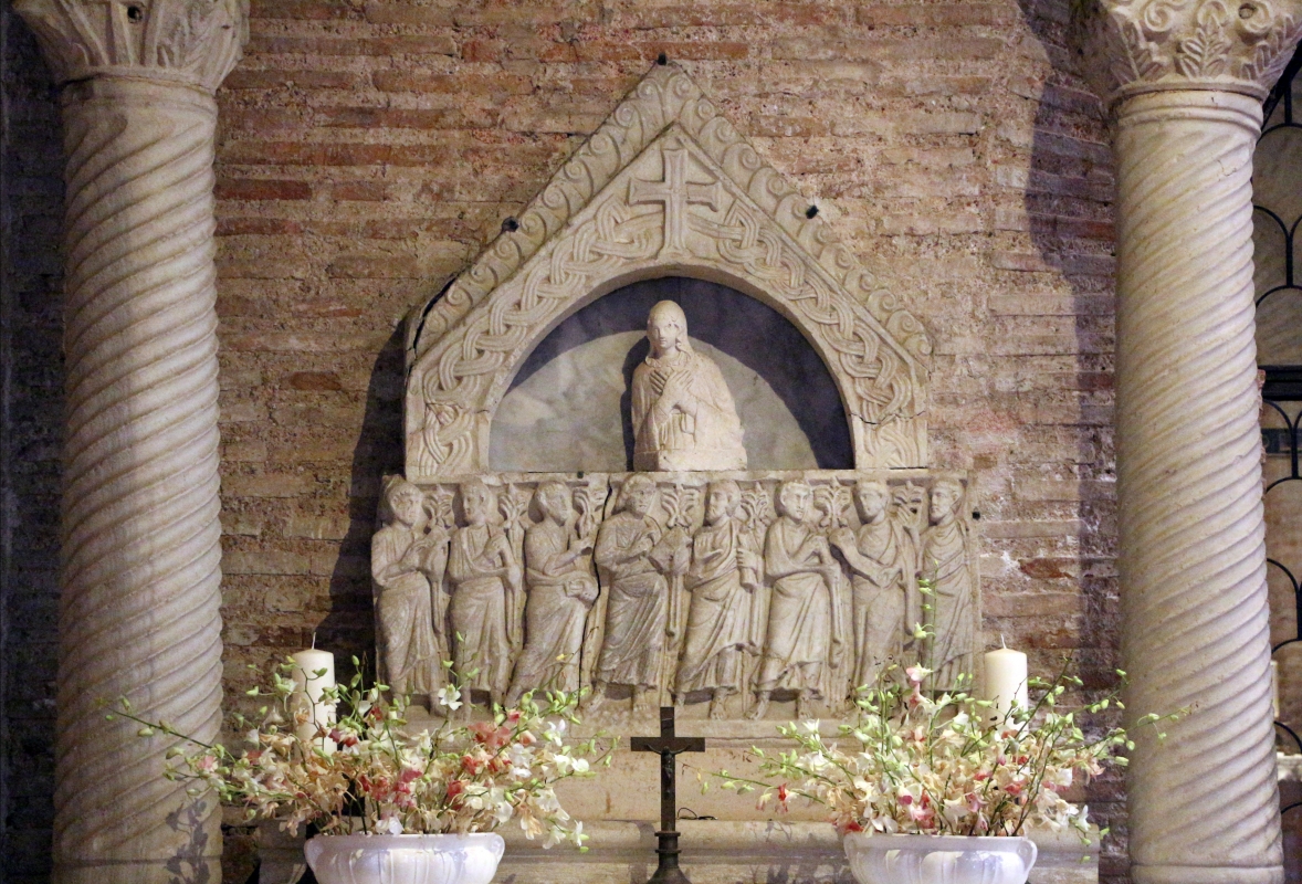 Sant'apollinare in classe, interno, altare di s. felicola con ciborio di s. eleucadio (810 ca.)3 - Sailko