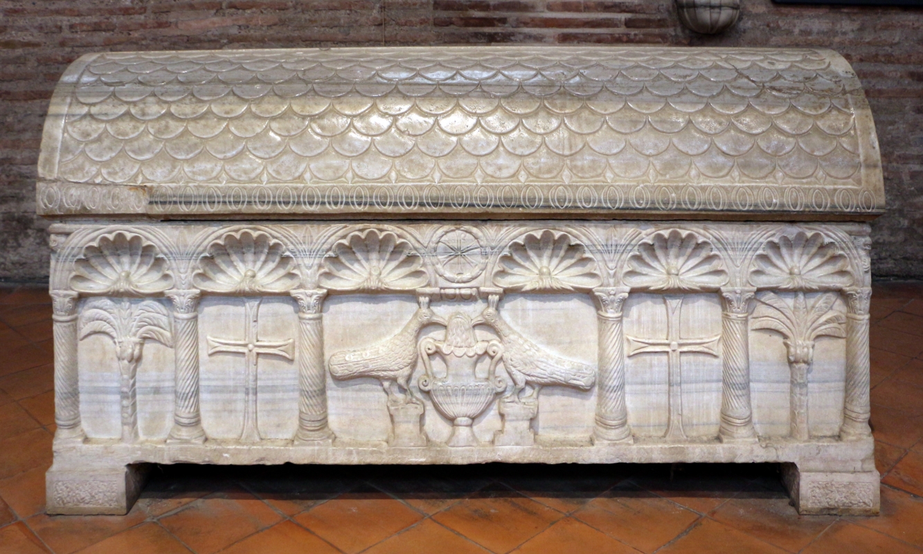 Sant'apollinare in classe, interno, sarcofagi ravennati 02, VI-VII secolo ca - Sailko