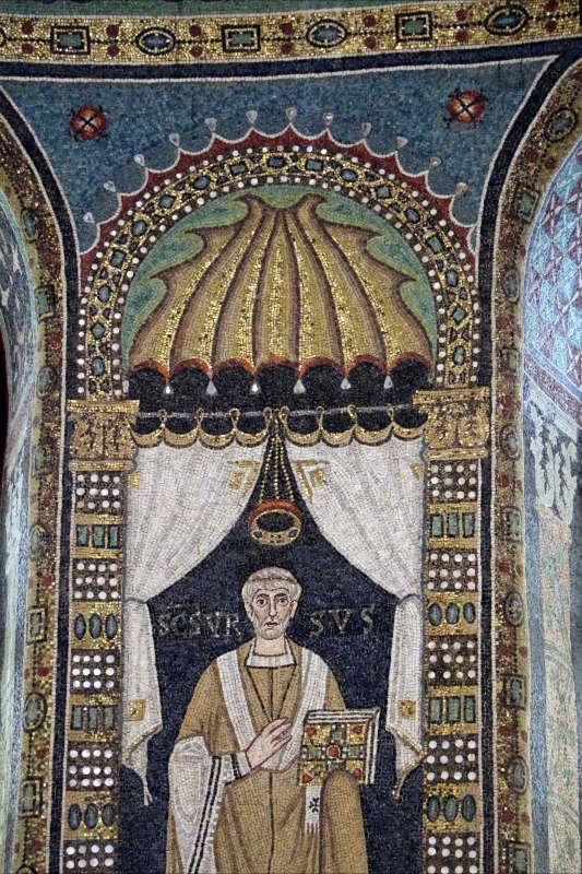 Sant'apollinare in classe, mosaici del catino, orso, 550 ca. 02 - Sailko