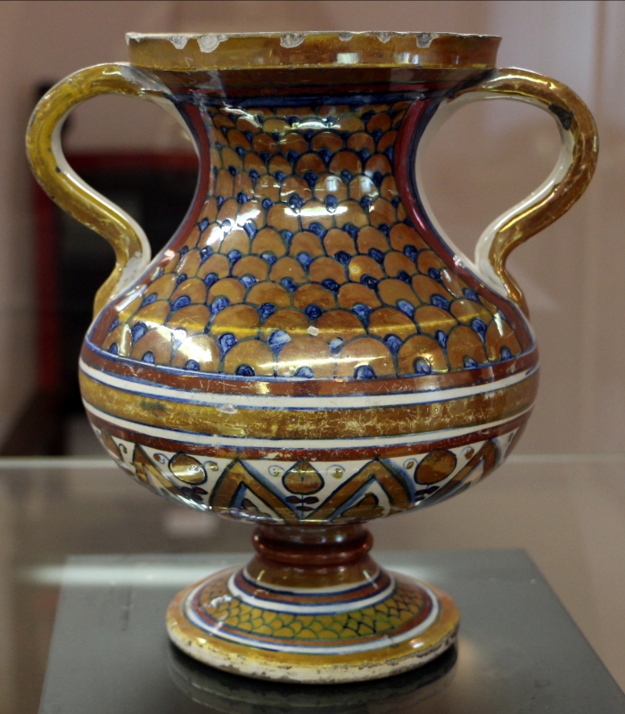 Deruta, vaso con manici, 1500-30 ca - Sailko
