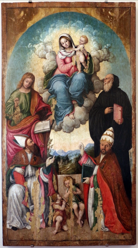 Girolamo marchesi da cotignola, madonna col bambino e santi, 1510 ca - Sailko